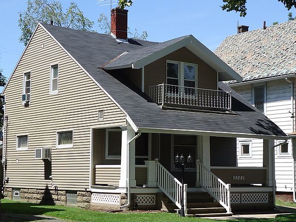 South side of house