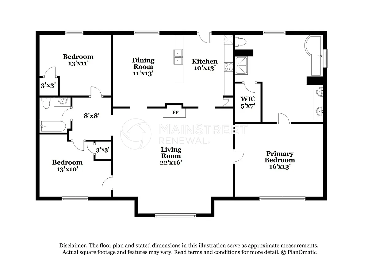 Floor Plan - 1416 Buckingham Pl