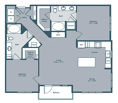 Floor plan B4