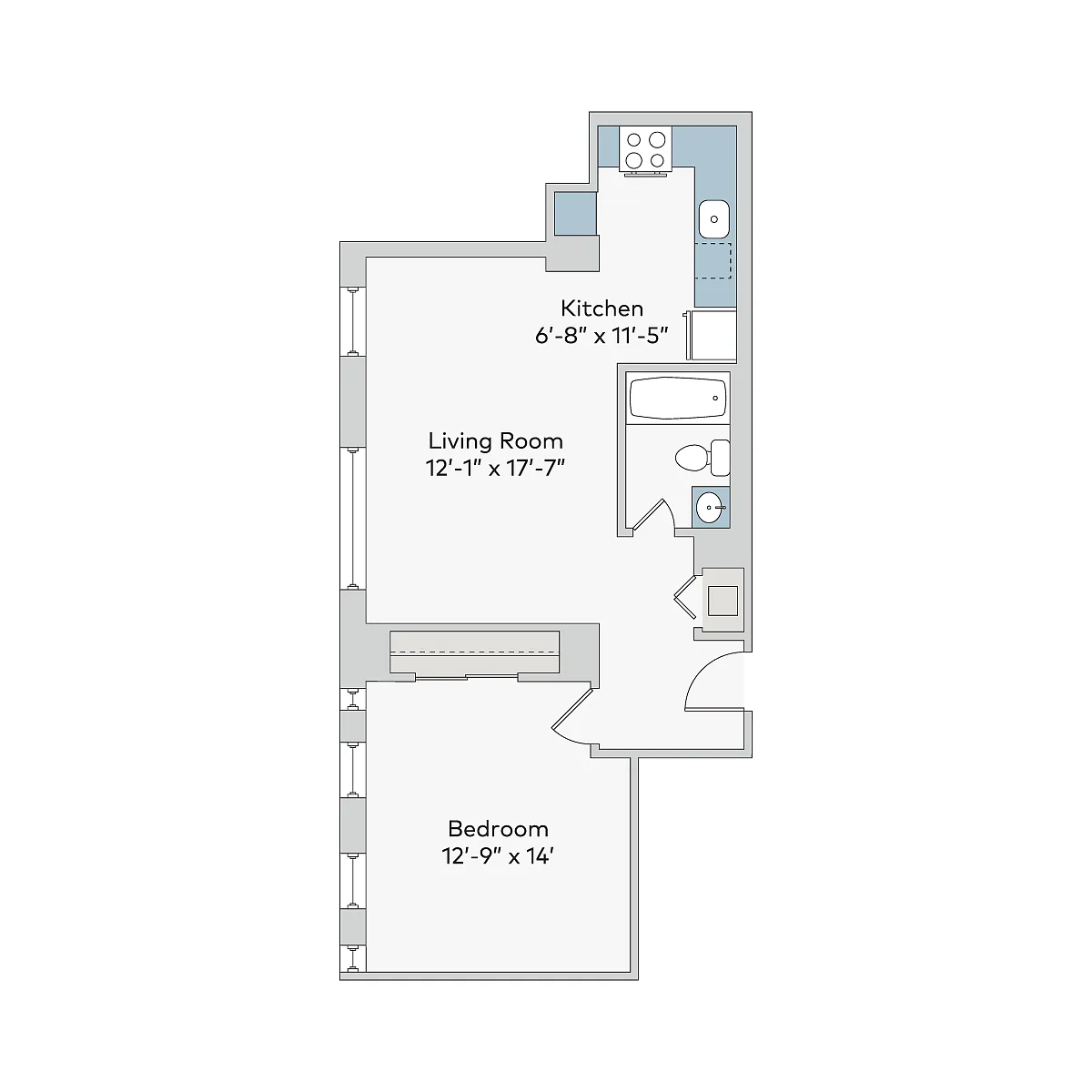 Floor plan nwb-1bT10