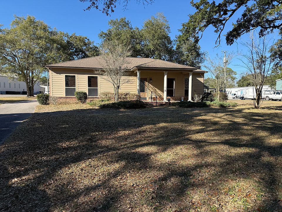 Looking North at the home.