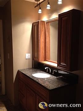 vanity in master bath