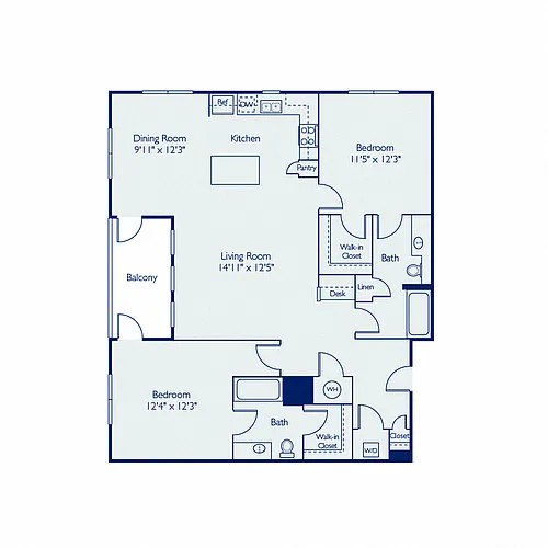 Floor plan B2D