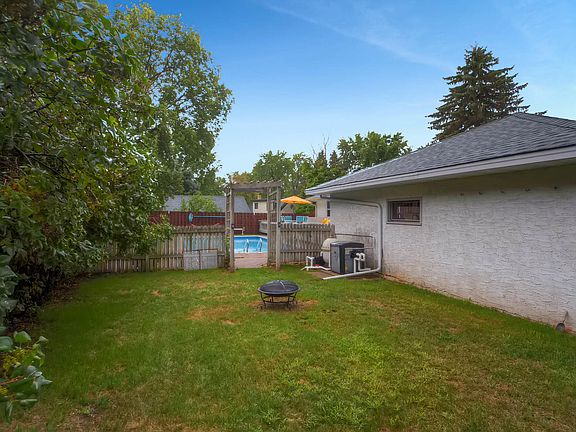 Backyard area