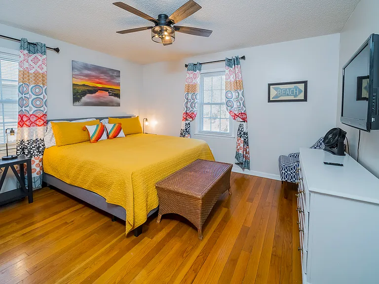 Main Bedroom has King Bed