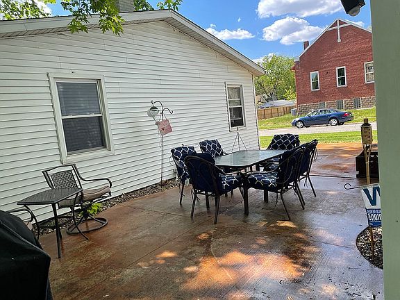 Gorgeous stained patio 