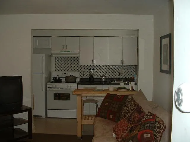 Kitchen view from living room