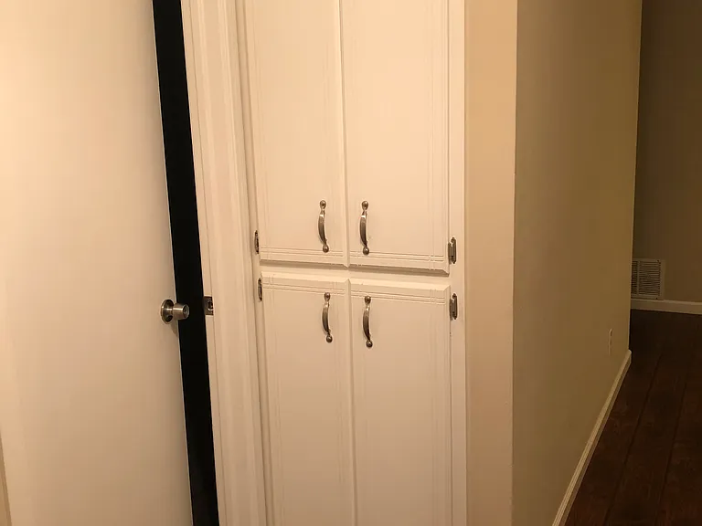 Storage next to third bedroom
