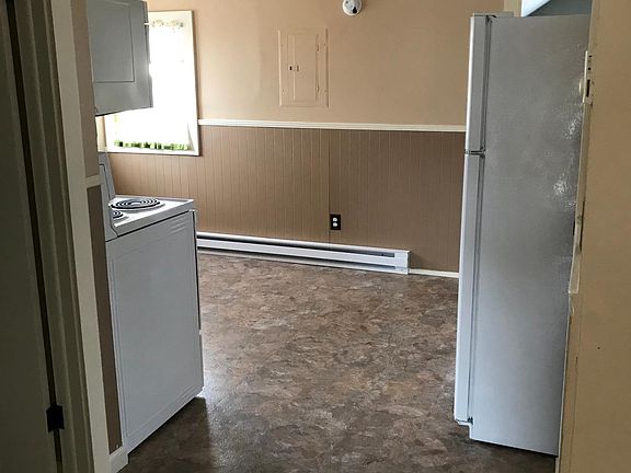 Looking into kitchen from living room