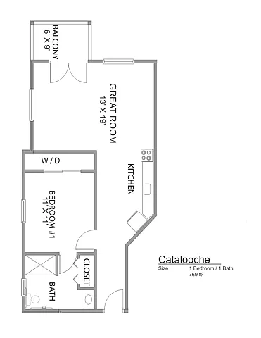 Floor plan Catalooche