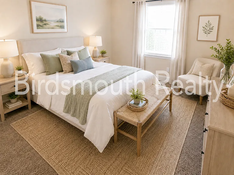 2662 White Oak front bedroom. AI generated interior design