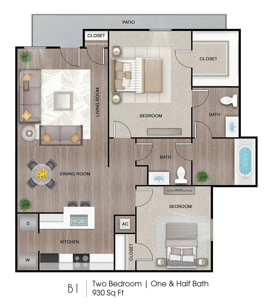 Floor plan B1