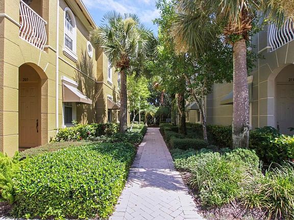 Private landscaped entrance.