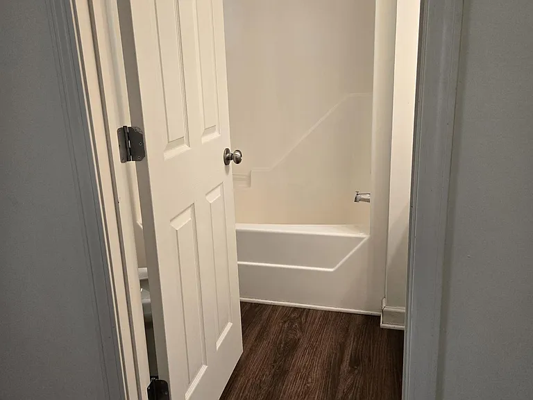 Upstairs back bedroom attached bathroom
