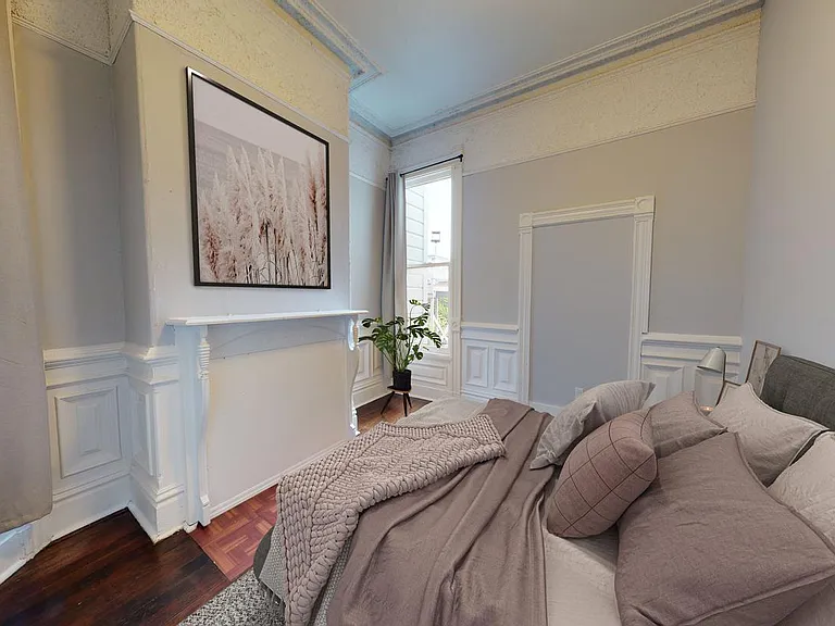 Bed 4-This image shows a virtually furnished space. Bedrooms come unfurnished.