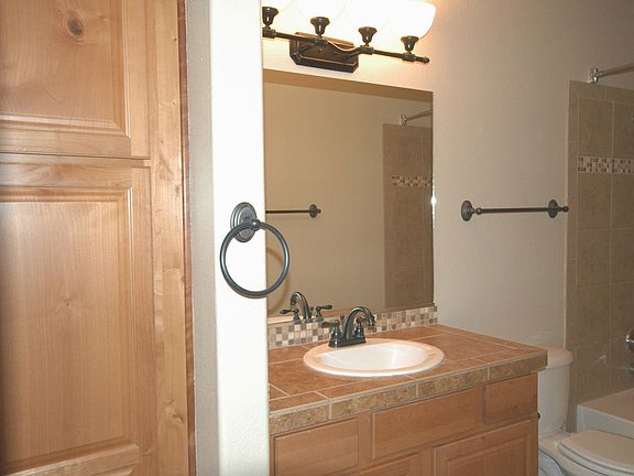 Bathroom and linen closet