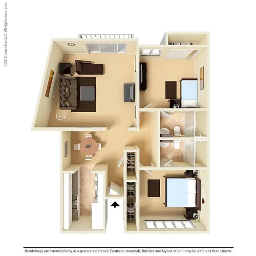 Floor plan 2X2