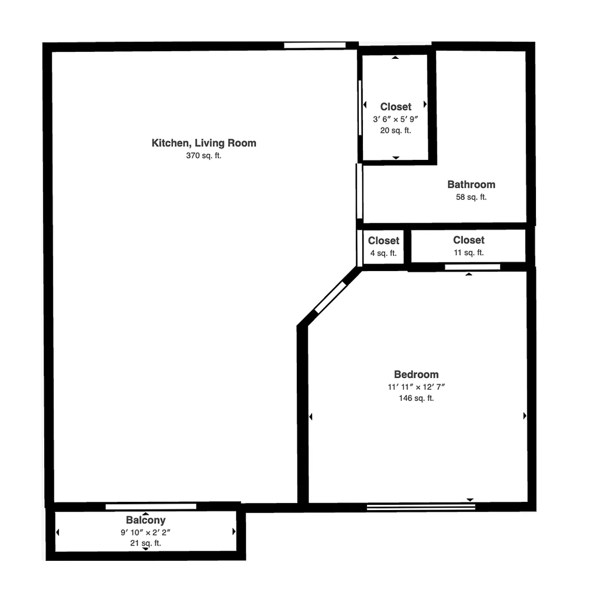 Floor plan Willow - Remodeled
