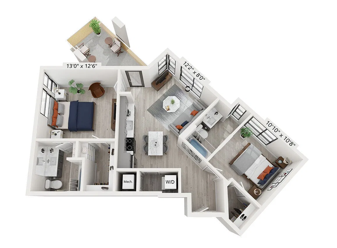 Floor plan B1
