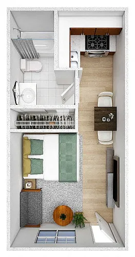 Floor plan Studio
