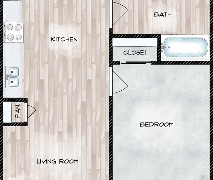 A3 I Street Floorplan Diagram