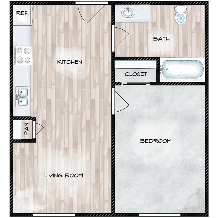 Floor plan A3 I Street