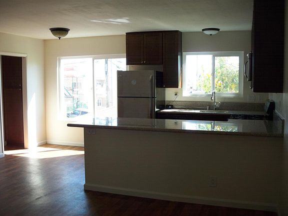 Dining area and kitchen