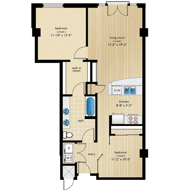Floor plan Bannock