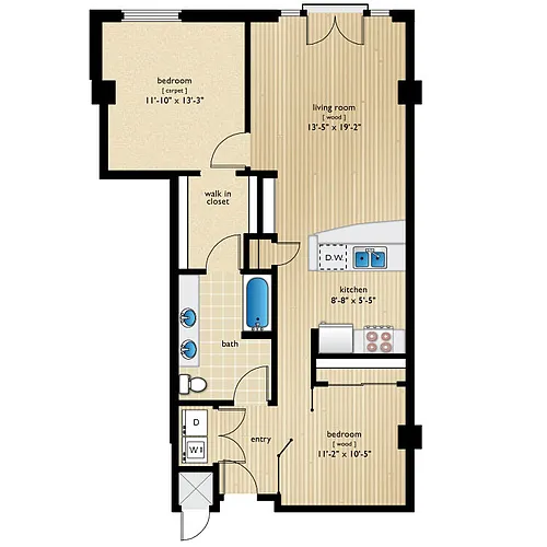 Floor plan Bannock