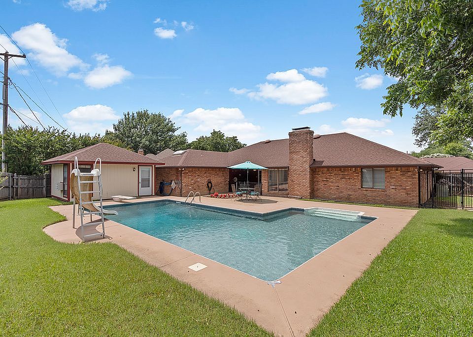 Pool View toward house