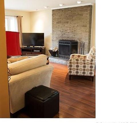 Wood burning fireplace