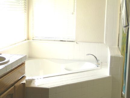 2 person tub in Master