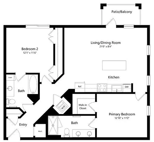 Floor plan B2a
