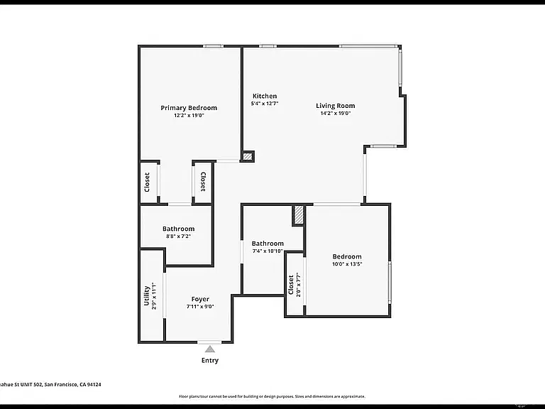 2 bed, 1011 sqft, $4,600 — Photo 1