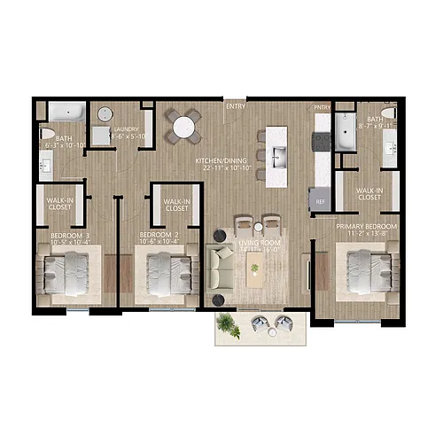 Floor plan Lior
