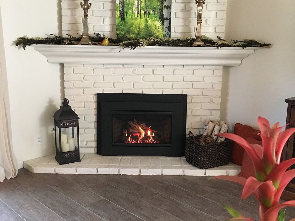 Cozy fireplace insert !