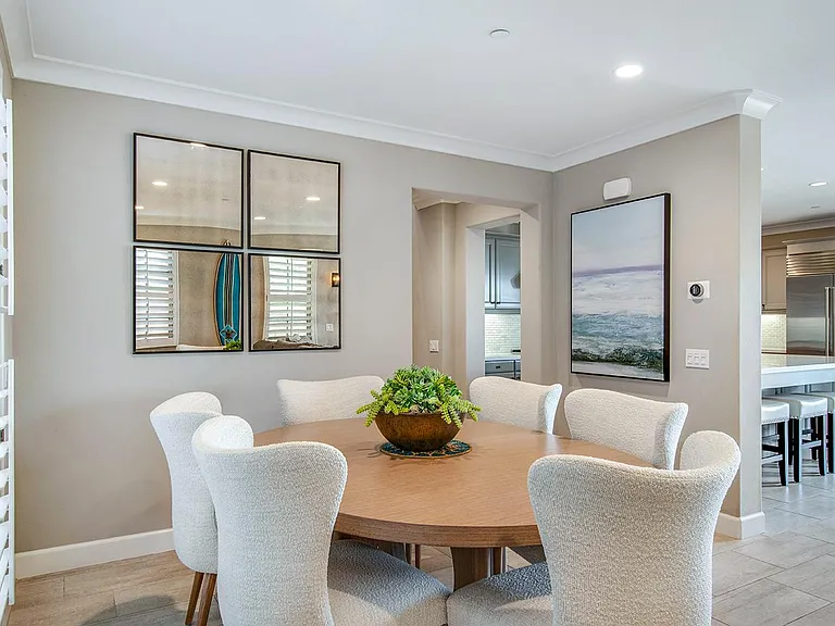 Dining area is part of the Great Room