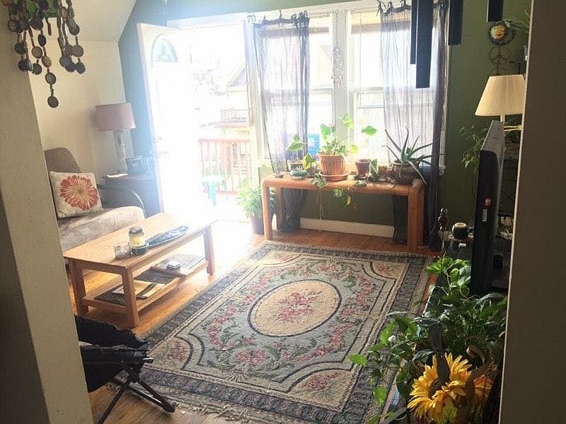 Living room and balcony