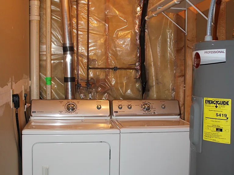 washer and dryer