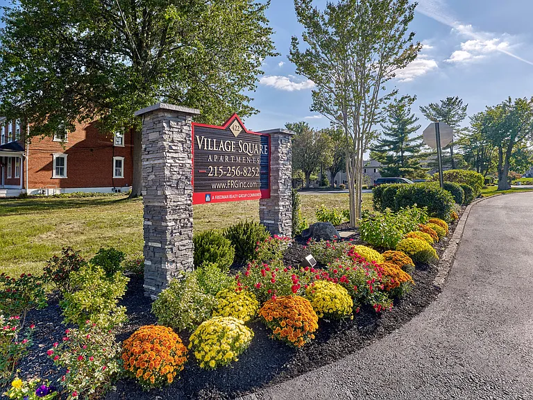 Village Square Exterior Sign