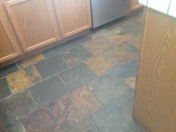 Custom kitchen floor