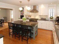 Kitchen from rear door