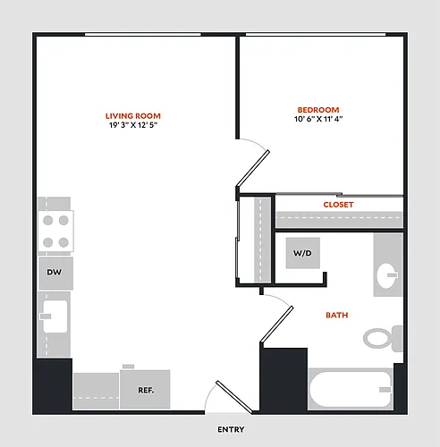 Floor plan Plan 1A