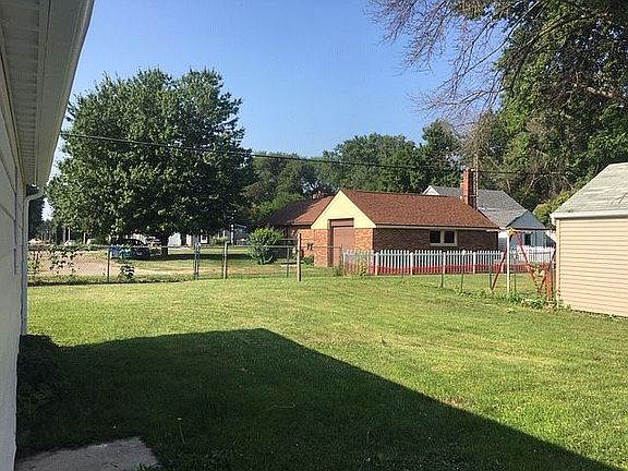 Back Yard partially fenced