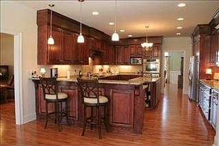 kitchen with bar