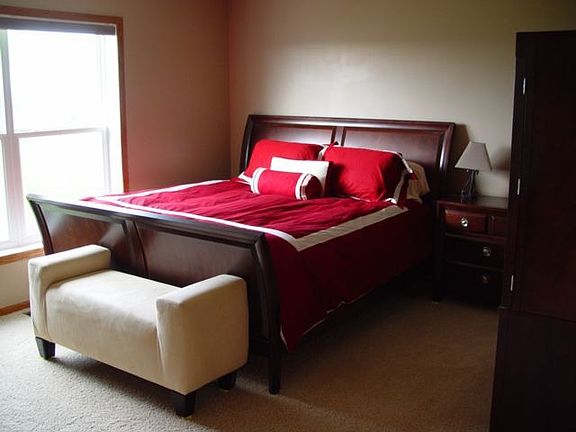 Master Bedroom with large walk in closet.