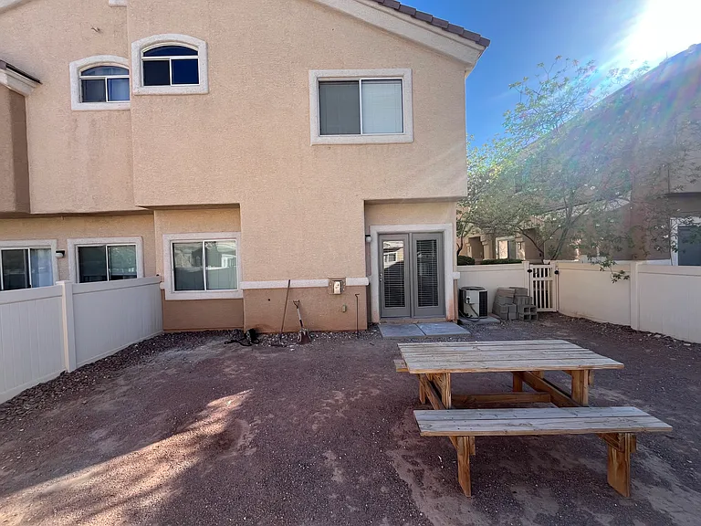 Backyard view