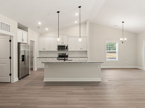 Dining room opens to the kitchen