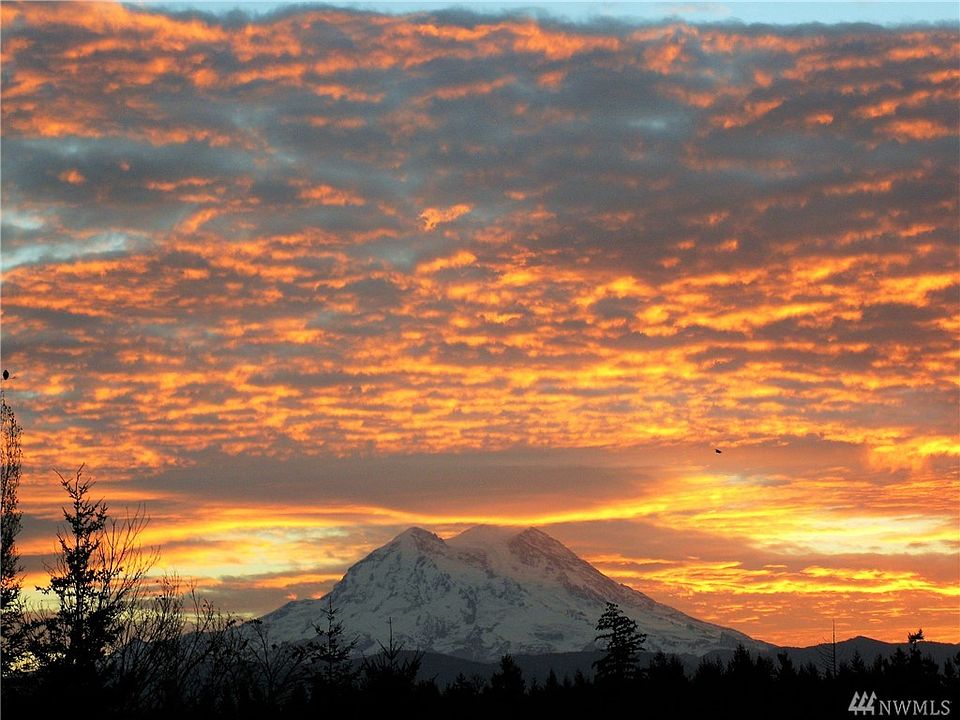 Sunrise from the back deck.