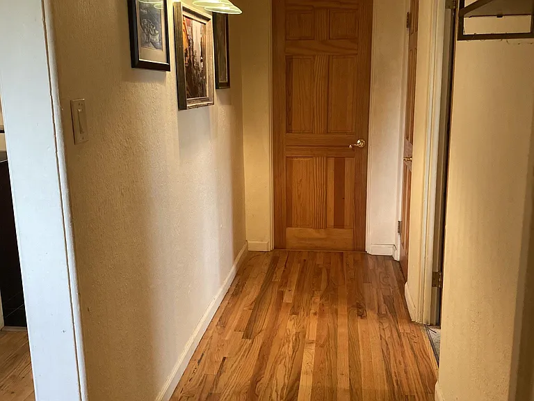 Hallway, full large storage closet on the right